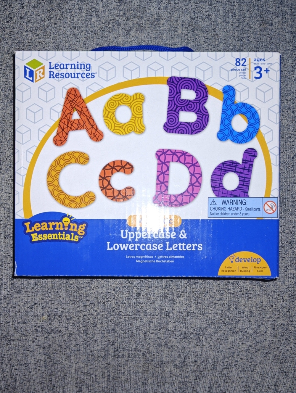 Learning Resources Uppercase & Lowercase Letters Magnetic Set - Multicolor